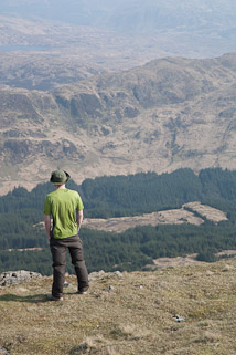 Enjoying the view from Benyellary