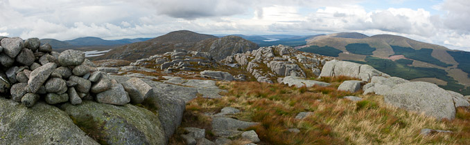 Panorama from Craignaw