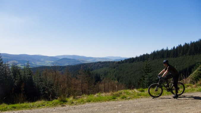 Looking out over Glentress Forest